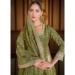 Picture of Nice Chiffon Dark Khaki Readymade Salwar Kameez