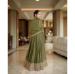 Picture of Nice Chiffon Dark Khaki Readymade Salwar Kameez