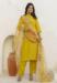Picture of Delightful Silk Orange Readymade Salwar Kameez