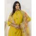 Picture of Delightful Silk Orange Readymade Salwar Kameez