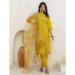 Picture of Delightful Silk Orange Readymade Salwar Kameez