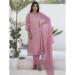 Picture of Fine Silk Rosy Brown Readymade Salwar Kameez