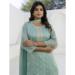 Picture of Silk Medium Sea Green Readymade Salwar Kameez