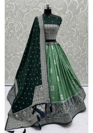 Picture of Superb Georgette Medium Sea Green Lehenga Choli