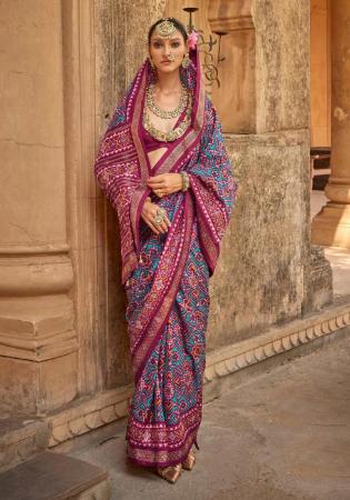 Picture of Ravishing Silk Brown Saree