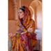 Picture of Ravishing Silk Orange Saree