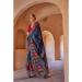 Picture of Superb Silk Dark Slate Blue Saree