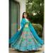 Picture of Appealing Silk Dark Sea Green Readymade Lehenga Choli