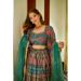 Picture of Bewitching Silk Steel Blue Readymade Lehenga Choli
