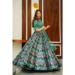 Picture of Beautiful Silk Cadet Blue Readymade Lehenga Choli