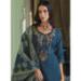 Picture of Marvelous Chiffon Teal Readymade Salwar Kameez