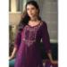 Picture of Magnificent Chiffon Purple Readymade Salwar Kameez