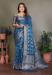 Picture of Comely Silk Steel Blue Saree