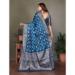 Picture of Comely Silk Steel Blue Saree
