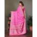 Picture of Amazing Silk Hot Pink Saree