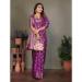 Picture of Sublime Silk Purple Saree
