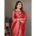 Picture of Well Formed Silk Crimson Saree