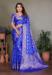 Picture of Shapely Silk Royal Blue Saree