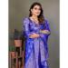 Picture of Shapely Silk Royal Blue Saree