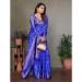 Picture of Shapely Silk Royal Blue Saree