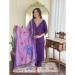 Picture of Rayon Dark Slate Blue Readymade Salwar Kameez