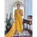 Picture of Rayon Dark Golden Rod Readymade Salwar Kameez