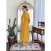 Picture of Rayon Dark Golden Rod Readymade Salwar Kameez