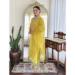 Picture of Stunning Rayon Golden Rod Readymade Salwar Kameez