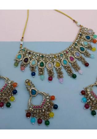 Picture of Splendid Dark Green Necklace Set