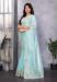 Picture of Charming Chiffon Light Steel Blue Saree