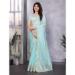 Picture of Charming Chiffon Light Steel Blue Saree