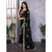 Picture of Bewitching Chiffon Black Saree