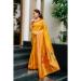 Picture of Enticing Silk Orange Saree
