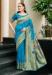 Picture of Gorgeous Silk Steel Blue Saree