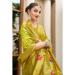 Picture of Splendid Silk Golden Rod Saree