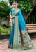 Picture of Excellent Silk Teal Saree