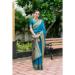 Picture of Excellent Silk Teal Saree
