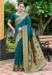 Picture of Graceful Silk Teal Saree