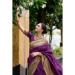 Picture of Excellent Silk Purple Saree