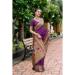 Picture of Excellent Silk Purple Saree