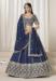 Picture of Magnificent Silk Dark Slate Blue Lehenga Choli