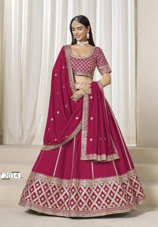 Picture of Graceful Silk Pink Lehenga Choli