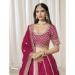 Picture of Graceful Silk Pink Lehenga Choli