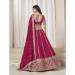Picture of Graceful Silk Pink Lehenga Choli