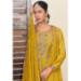 Picture of Amazing Chiffon Orange Straight Cut Salwar Kameez