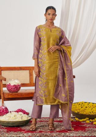 Picture of Classy Silk Purple Readymade Salwar Kameez