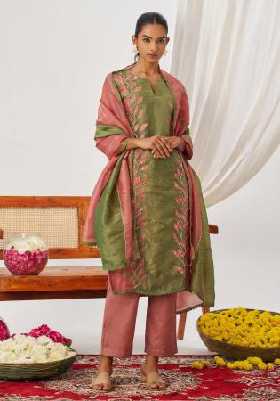 Picture of Nice Silk Pink Readymade Salwar Kameez