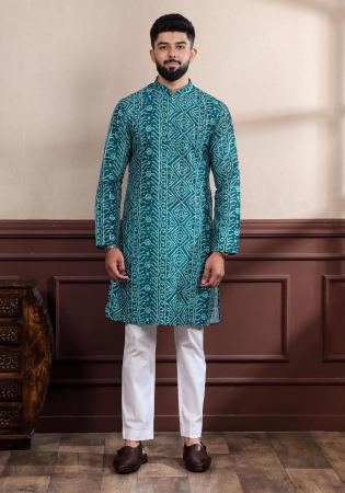 Picture of Gorgeous Cotton Dark Slate Grey Kurtas