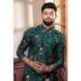 Picture of Admirable Cotton Forest Green Kurtas