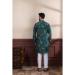 Picture of Admirable Cotton Forest Green Kurtas